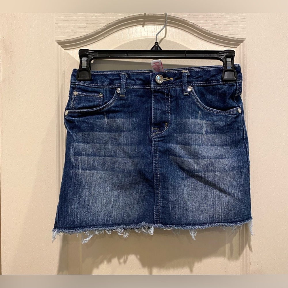 Justice Jeans Girls denim skirt size 10